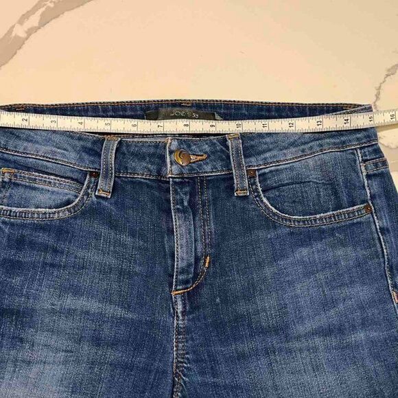 Joe's Jeans Mid-rise Skinny  Raw Hem Stretch  Size 27W - Picture 8 of 13